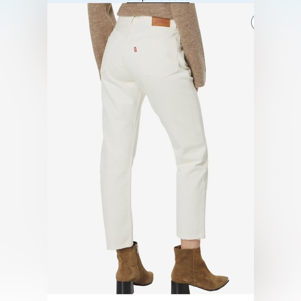Levi’s Original 501 Cropped 27x26 Cream